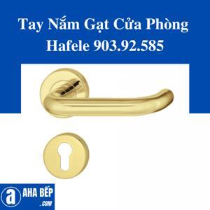 Tay nắm gạt màu đồng bóng Hafele 903.92.585