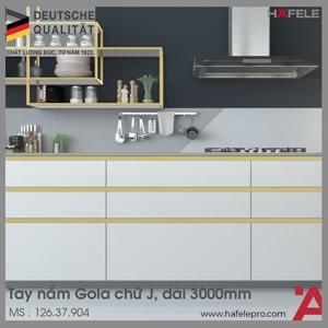 Tay nắm Gola chữ J màu vàng 126.37.904