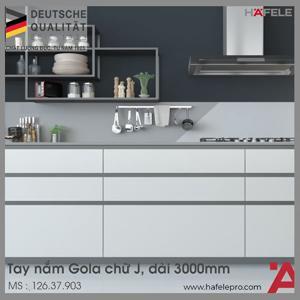 Tay nắm Gola chữ J màu xám đen 126.37.903