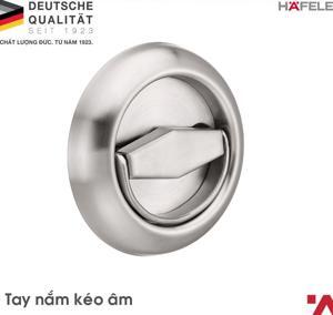 Tay nắm kéo âm Inox mờ Hafele 902.00.780