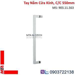 Tay nắm kéo phòng tắm kính Hafele 903.11.563