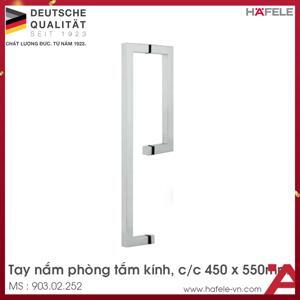 Tay nắm phòng tắm kính Hafele 903.02.252
