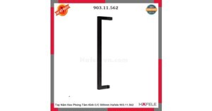 Tay nắm phòng tắm màu đen 500mm Hafele 903.11.562