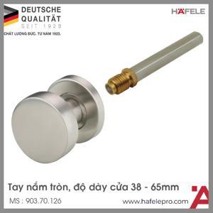 Tay nắm tròn Inox mờ Hafele 903.70.126