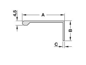 Tay nắm tủ bếp dạng thanh Hafele 126.19.900