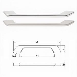 Tay nắm tủ bếp Hafele 106.61.217