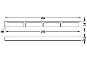 Tay nắm tủ bếp Hafele 110.34.679