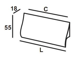 Tay nắm tủ bếp Hafele 110.71.953