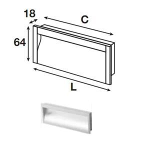 Tay nắm tủ bếp Hafele 152.11.933
