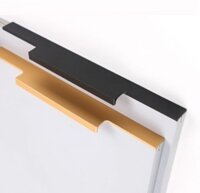 Tay nắm tủ dài chữ F hợp kim nhôm loại dày F021