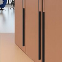 Tay nắm tủ dài nhiều kích thước hai màu đen vàng YO4121