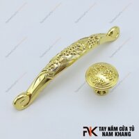 Tay nắm tủ lá nho mạ vàng NK069-V (Màu Vàng)