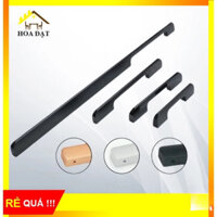 Tay Nắm Tủ Nhôm Loại Nặng, Màu Đen-HD0401B1000 - 1000mm (Cái)