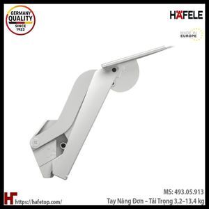 Tay nâng 1 cánh Häfele Free Space màu trắng 493.05.913