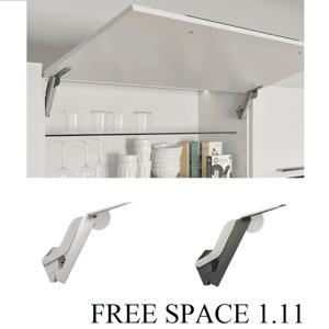 Tay nâng 1 cánh Häfele Free Space màu trắng 493.05.913