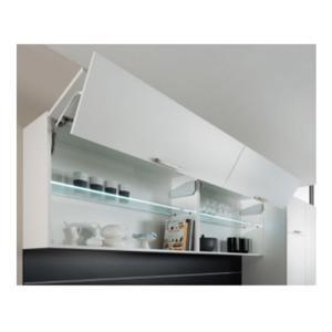 Tay nâng 2 cánh Häfele cao 710-790mm Xám 372.69.075