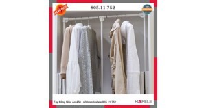 Tay nâng móc áo cho tủ rộng 450-600 Hafele 805.11.752