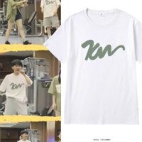 Tay Ngắn Hỗ Trợ Đồng Phục 2024 Áo Thun Ngoại Vi Sâu Rời Đen Trắng Nam Nữ Đáy Áo Buổi Hòa Nhạc