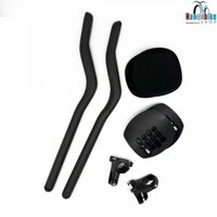 Tay nghỉ carbon cho ghi đông xe đạp tròn và dẹt cỡ 31.8 mm