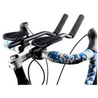 Tay nghỉ nhôm DRCKHROS xe đạp thể thao 31.8, 25.4 - Đen (Bộ)