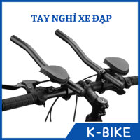 Tay nghỉ xe đạp thể thao gắn ghi đông xe đạp dài 34CM hợp kim nhôm siêu nhẹ có đệm xốp siêu êm hàng chính hãng