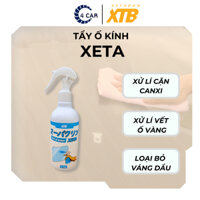 Tẩy ố kính ô tô XETA 300ml, chai xịt tẩy cặn canxi bề mặt kính lái, gương chiếu hậu phủ nano (2023)