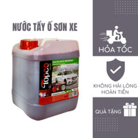 Tẩy ố sơn xe ô tô tẩy cặn canxi Topco dung dịch rửa ố vàng, ố sơn, nước giếng khoan 5 lít an toàn sơn xe Nhật Bản Mart