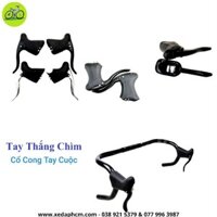 Tay phanh thắng nhôm xe đạp cuộc cổ cong, Sừng dê