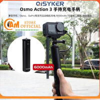 tay  pin sạc dự phòng action camera dung lượng 6000 phụ kiện máy quay vlogs gopro