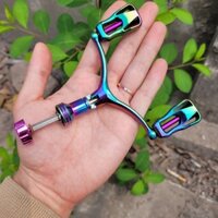 Tay quay câu cá , Tay quay đôi titan cao cấp tạo sự cân bằng