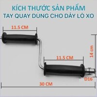 Tay quay dùng cho dây lò xo thông cống phi 16mm