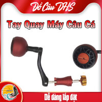 Tay Quay Máy Câu Cá Thay Thế Hợp Kim Núm Nhựa Đủ Size