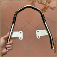 Tay Sách Inox 304 Khò Màu Titan Gắn Wave 50/100/110 - Phụ Tùng Xe Máy