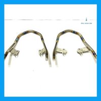 tay sách xe máy wave A 50CC  wave100 wave110 RS cảng sau xe máy inox 304 khò titan