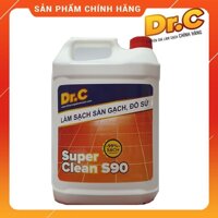 tẩy sàn gạch tẩy bồn cầu tẩy nền tẩy thiết bị men sứ Dr.C  can 5 lít