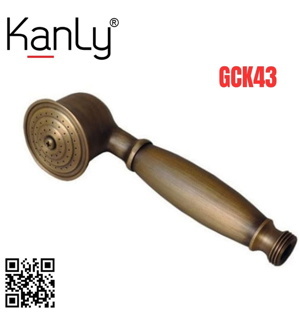 Tay sen tắm bằng đồng Kanly GCK43