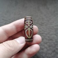 Tây Tạng Cũ Quặng Đá Thô Mã Não Vajra Dzi Hạt Mã Não Vòng Cổ Mặt Dây Chuyền Passepartout Rời Hạt Mặt Dây Chuyền Phụ Kiện20250107