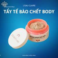 Tẩy tế bào chết body cấp ẩm dưỡng trắng da Leau Claire Intensive Apricot Body Scrub 200ml