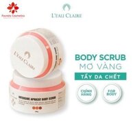 Tẩy tế bào chết body cấp ẩm dưỡng trắng da Leau Claire Intensive Apricot Body Scrub 200ml Chính Hãng