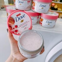 Tẩy tế bào chết body Dove Lựu Mỹ hũ 298gram