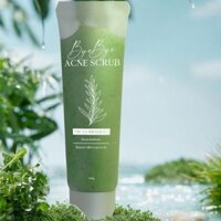 Tẩy Tế Bào Chết Bye Bye Acne Scrub Tinh Chất Tràm Trà Ngăn Ngừa Mụn Cho Da Mặt 100gr Tuấn Đạt Nine's Beauty
