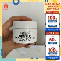 Tẩy tế bào chết cho da mặt Sakura gentle facial scrub