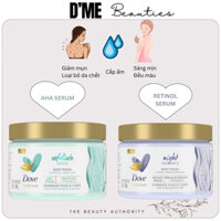 Tẩy tế bào chết cho da viêm nang lông Dove Body Love Exfoliate Mỹ