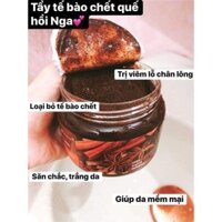 Tẩy tế bào chết/ da chết Quế hồi cafe Nga