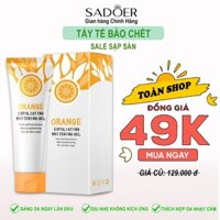 Tẩy Tế Bào Chết Da Mặt ORANGE Exfoliate Gel Làm Trắng Da, Dưỡng Ẩm Dịu Nhẹ-SadoerCosmetic