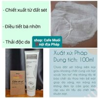 TẨY TẾ BÀO CHẾT ĐẤT SÉT TRẮNG Cattier Gommage Argile Blanche White Clay Aloe Vera Scrub 100ml