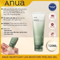 Tẩy tế bào chết Diếp Cá ANUA Heartleaf LHA Moisture Peeling Gel 120ml