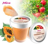 Tẩy Tế Bào Chết Mira Smooth Body Scrub Papaya & Pomegranate Seeds - Thải Độc, Cấp Ẩm Cho Da