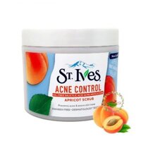 TẨY TẾ BÀO CHẾT NGỪA MỤN HƯƠNG MƠ ST.IVES APRICOT SCRUB ACNE CONTROL 283G USA NEW LOOK