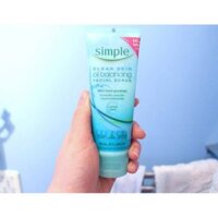 Tẩy Tế Bào Chết Simple Clear Skin Oil Balancing Facial Scrub 75ml